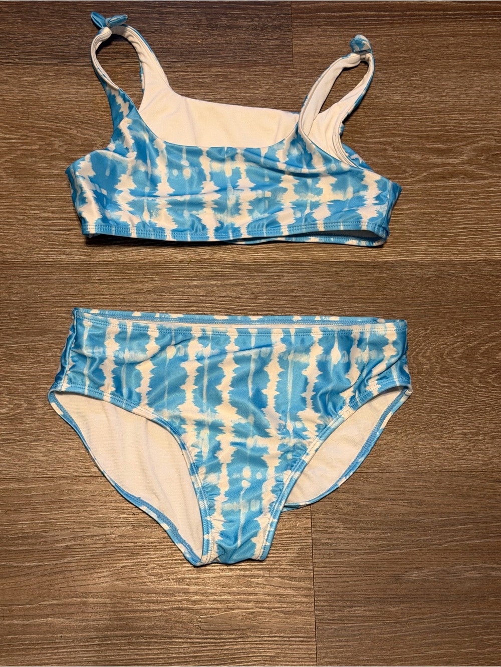 mermaidcore blue tie dye bikini XL 14-16 🫧 Wonder Nation summer must-have